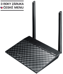 ASUS RT-N12PLUS N300 router/AP/rep,2xod5dBi