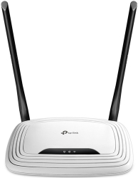 TP-LINK TL-WR841N, bezdrátový N router, 1x WAN, 4x LAN, pevná anténa