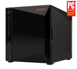 Asustor NAS Nimbustor 4 AS5304T / 4x 2,5"/3,5" SATA III/ Intel Celeron J4105 1.5 GHz/ 4GB/ 2x 2.5 GbE/ 3x USB 3.0/ HDMI