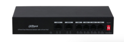 Dahua 6-port PoE switch (4x PoE, Unmanaged)