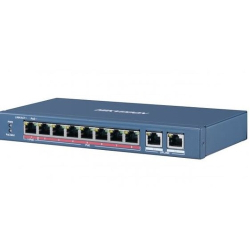 Hikvision switch 9x 10/100Mbit, 8x 802.3at PoE