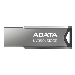 ADATA UV350/512GB/USB 3.2/USB-A/Stříbrná