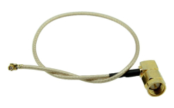 Pigtail pro mini PCI - RG178U U.FL - SMA male úhlový