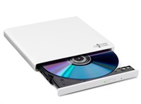 HITACHI LG - externí mechanika DVD-W/CD-RW/DVD±R/±RW/RAM GP57EW40, Slim, White, box+SW